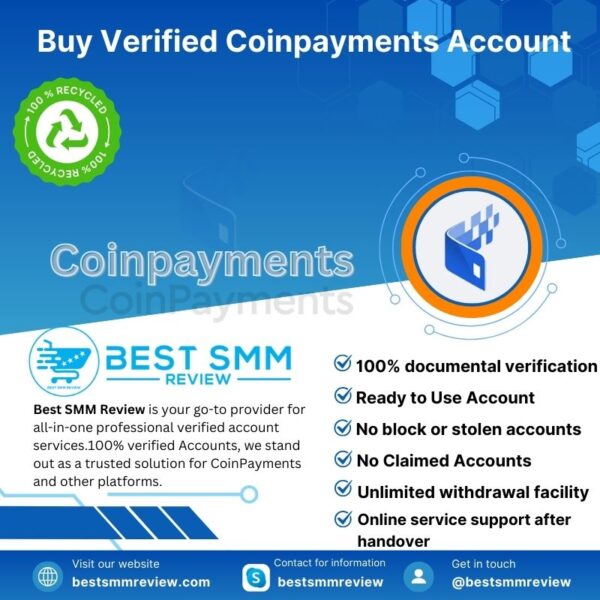 Buy Verified Coinpayments Account