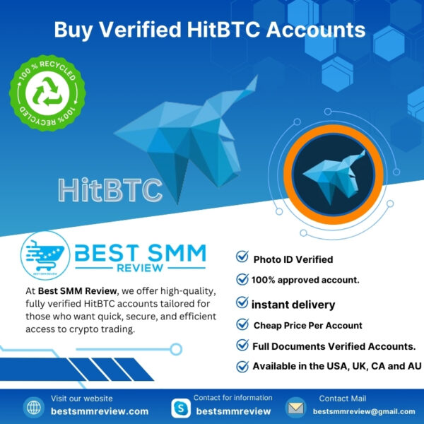 Buy Verified HitBTC Accounts