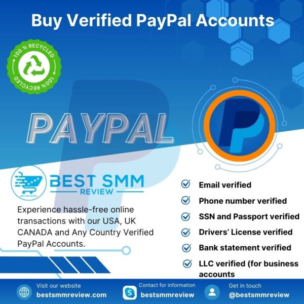 Buy Verified PayPal Accounts